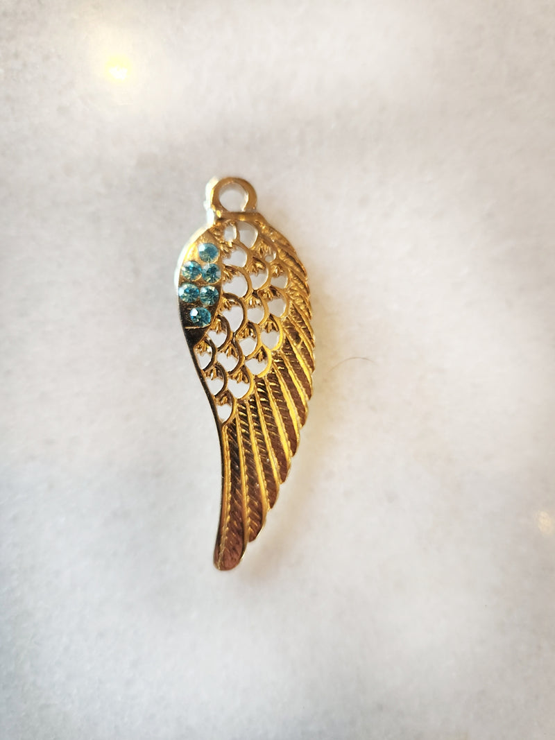 Angel Dog Charm