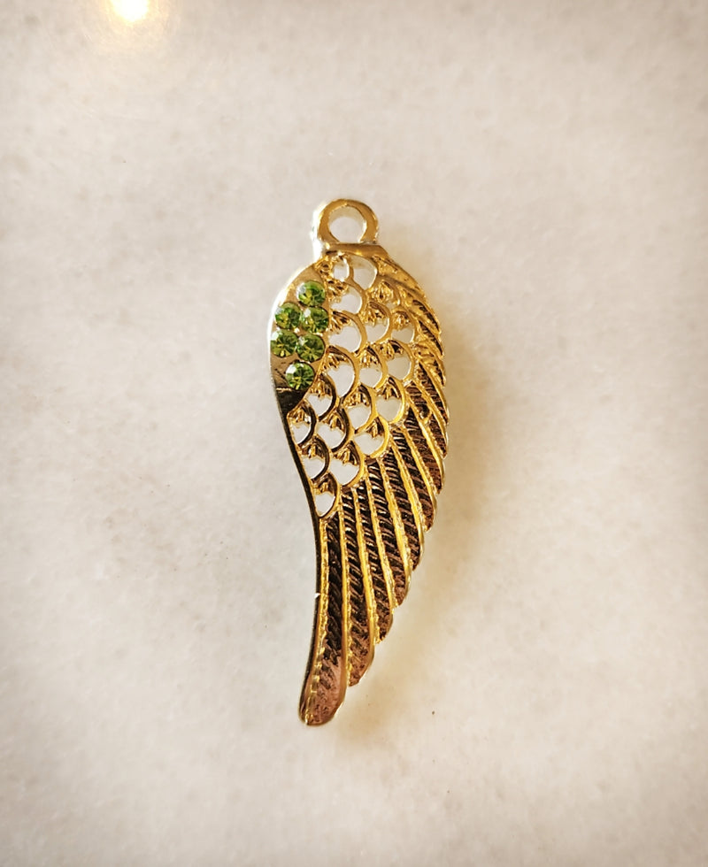 Angel Dog Charm