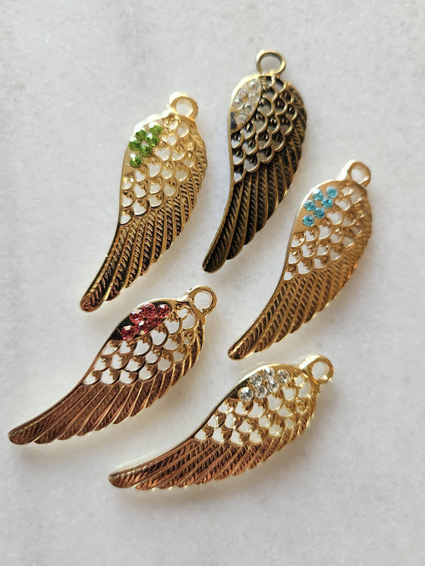 Angel Dog Charm