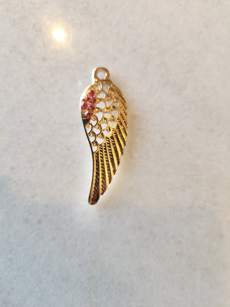 Angel Dog Charm
