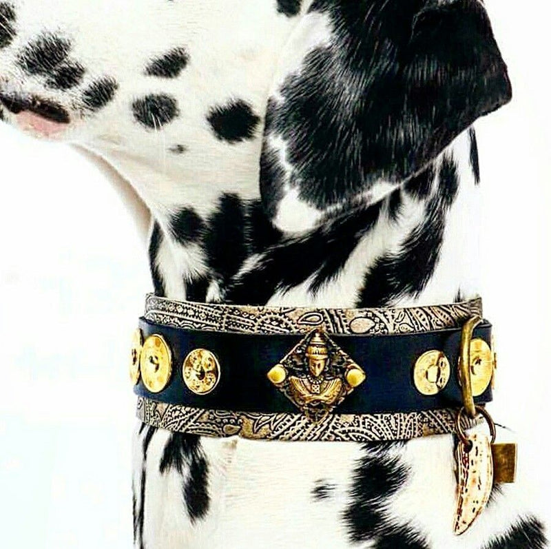 Buddha Paisley Dog Collar - BARCELONADOGS