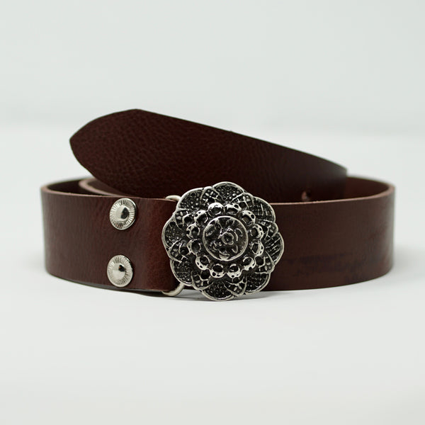 Antique Rose Belt Silver - BARCELONADOGS