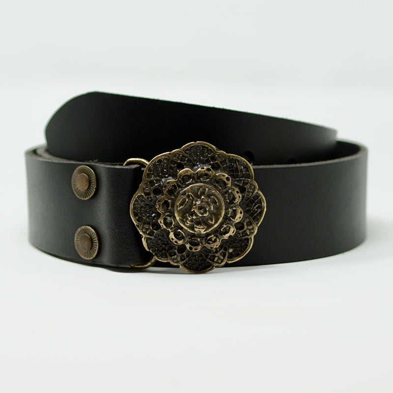 Antique Rose Belt Gold - BARCELONADOGS