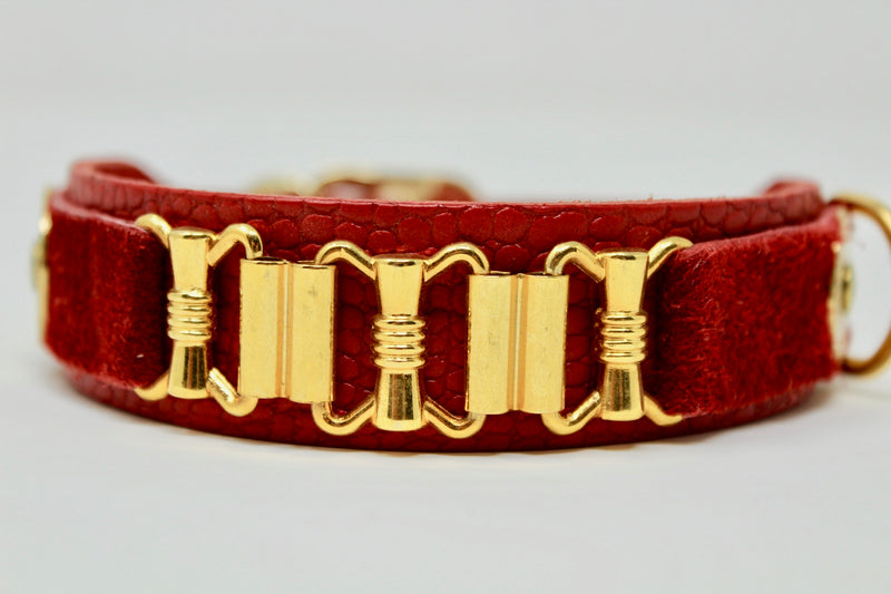 Red Dog Collar - BARCELONADOGS