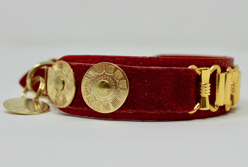 Red Dog Collar - BARCELONADOGS