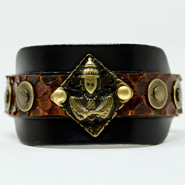 Buddha Cognac Brown Snake Bracelet - BARCELONADOGS