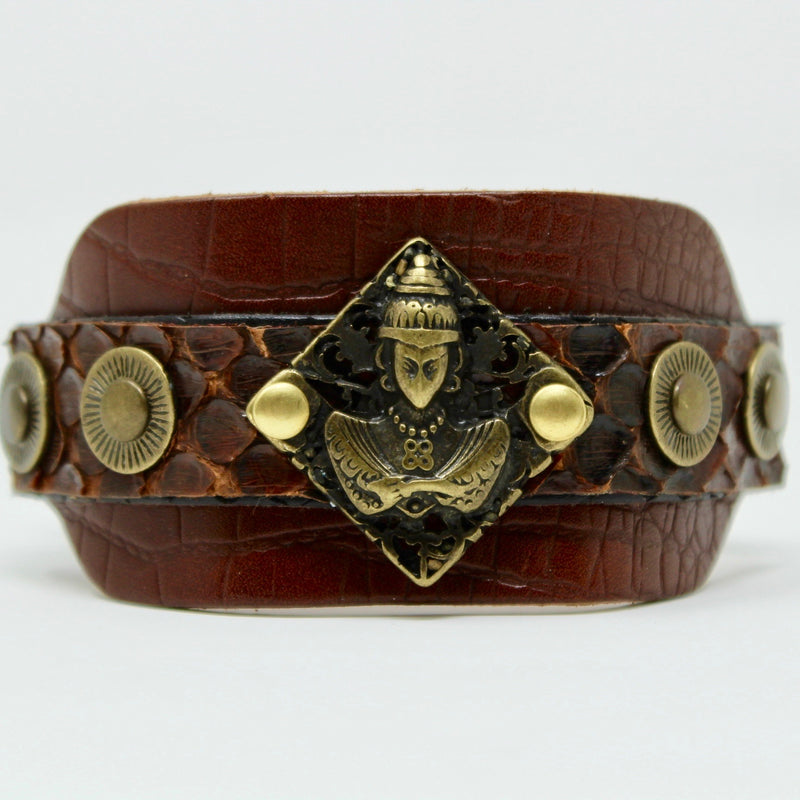 Buddha Cognac Brown Snake Bracelet - BARCELONADOGS