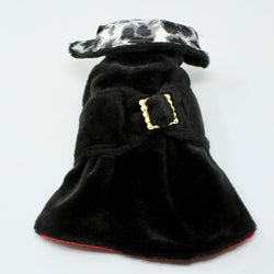 Black Velvet Dog Coat - BARCELONADOGS