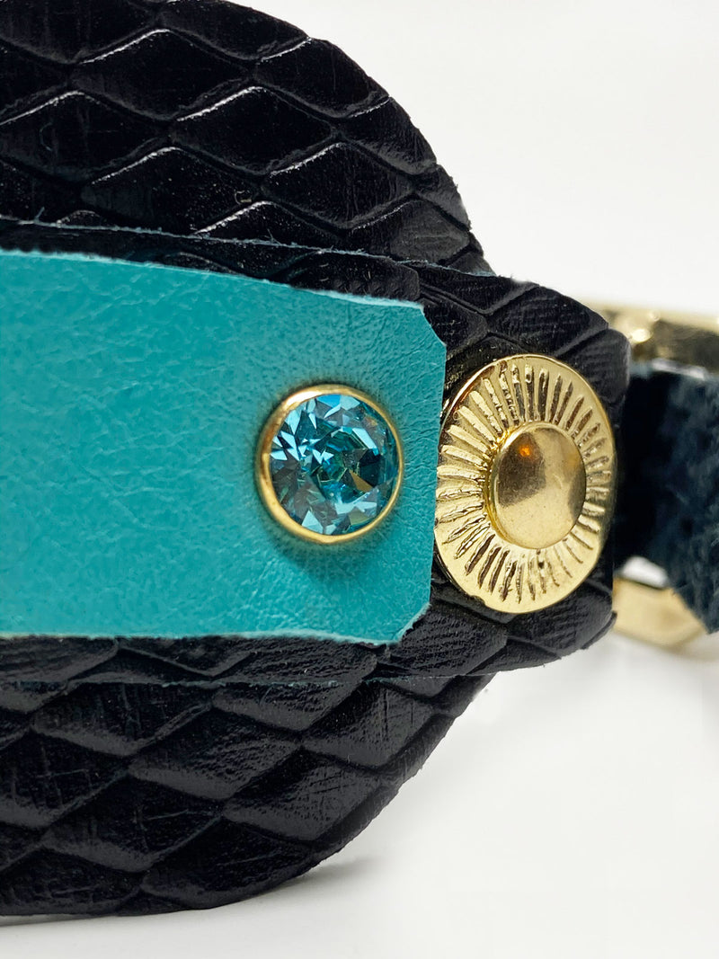 Elle Black Snake Bracelet