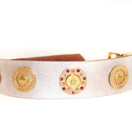 pink on metallic XL size