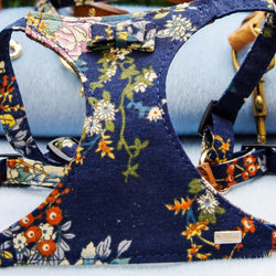 LUXURY Tropical Navy Harness