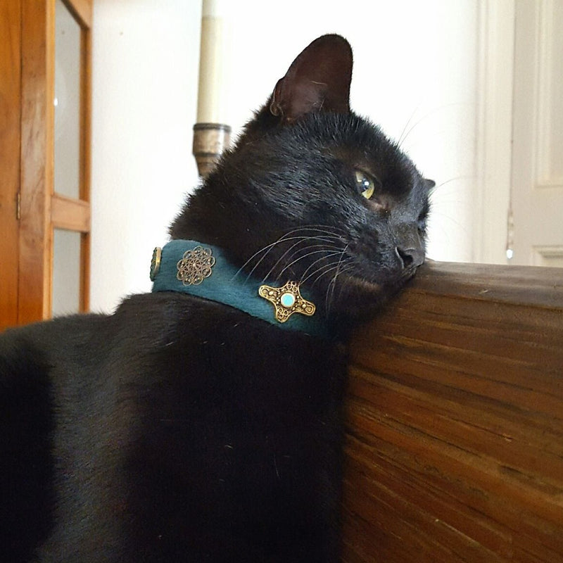 Medieval Cross Cat Collar - BARCELONADOGS