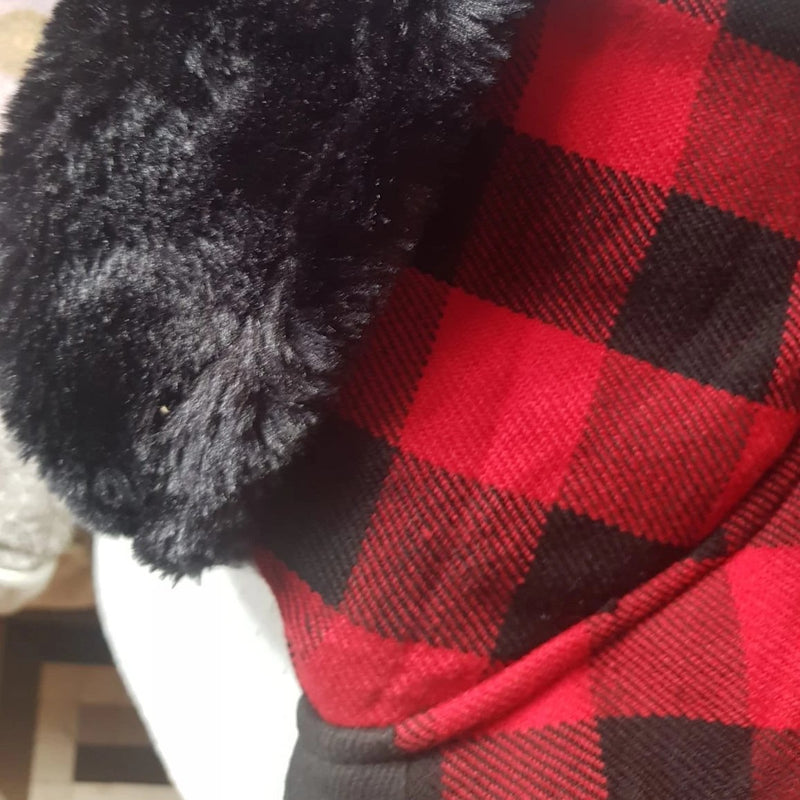 Red Black Buffalo Plaid Sighthound Coat - BARCELONADOGS