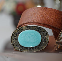 Indochine Belt in Turquoise - BARCELONADOGS