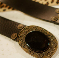 Indochine Belt in Black