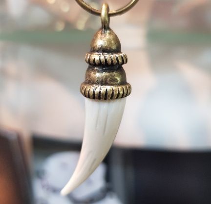 Ivory Tusk Imitation Dog Charm - BARCELONADOGS