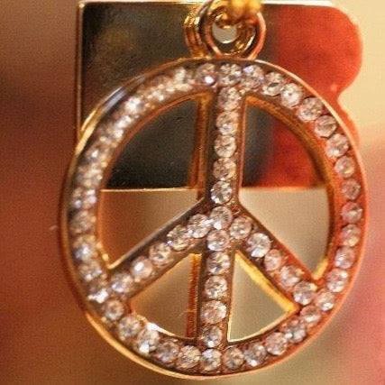 Peace Symbol Dog Charm - BARCELONADOGS