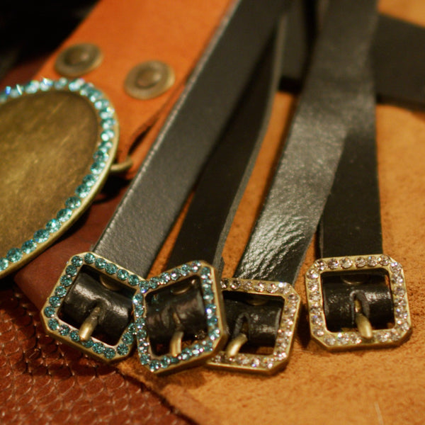 Crystallized Spur Straps